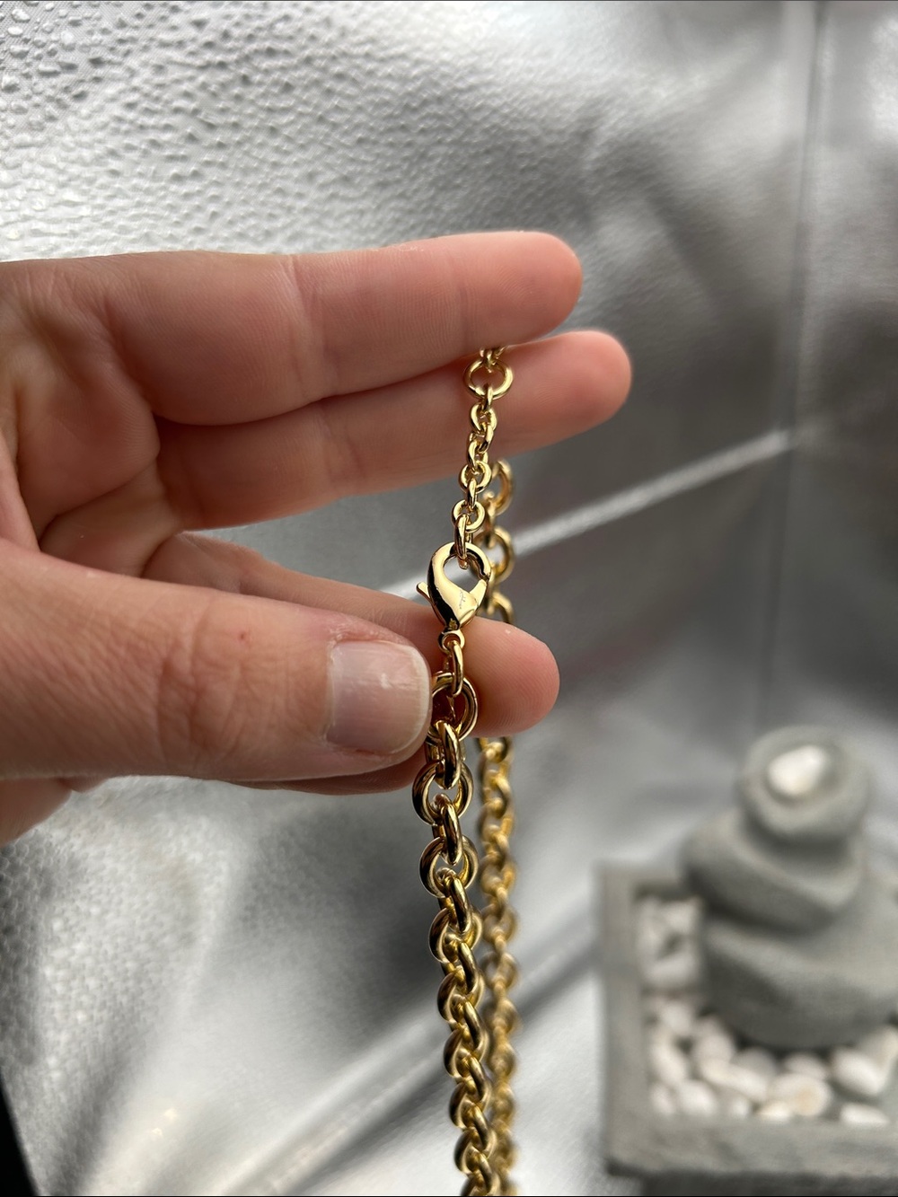 Coach Quilted Padlock Necklace - Picture 6 of 11